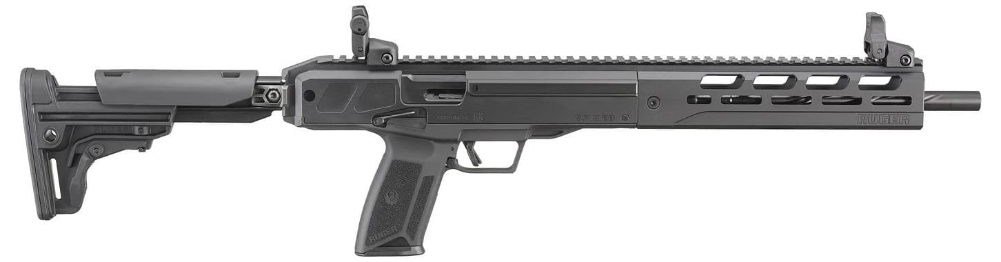 Ruger LC Carbine Ambidextrous controls / reversible charging-handle limited-availability capacity-compliant Model 19301; right-side ejection not treated as true-left