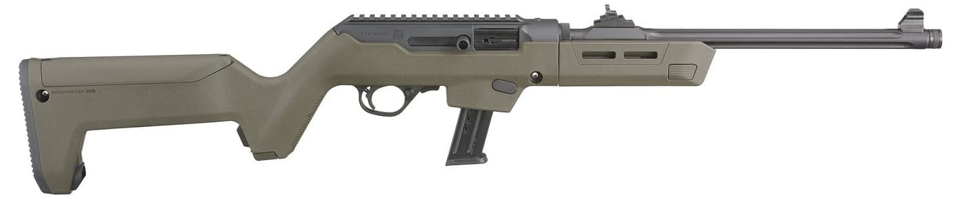Ruger PC Carbine Ambidextrous controls / reversible charging-handle limited-availability chassis/Magpul Model 19131; right-side ejection not treated as true-left