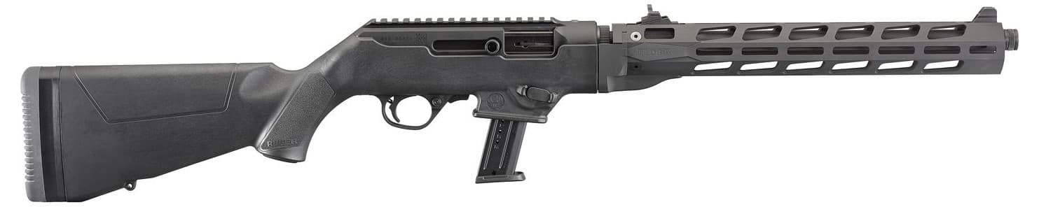 Ruger PC Carbine Ambidextrous controls / reversible charging-handle limited-availability Model 19115; right-side ejection not treated as true-left