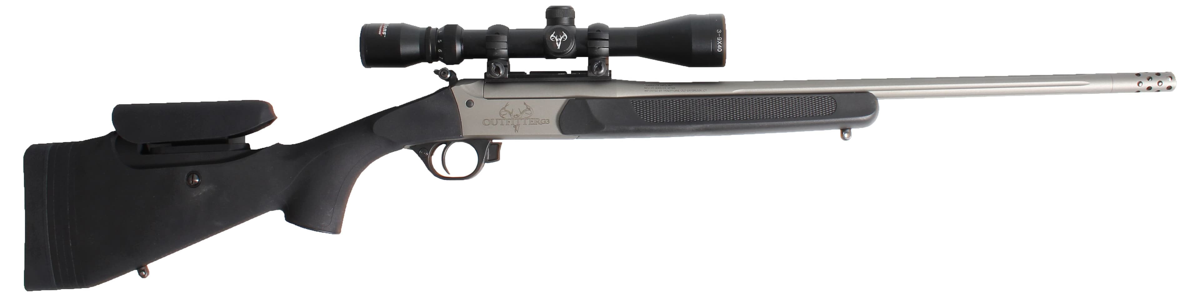 Traditions Firearms Outfitter G3 Pro Series Black/CeraKote with 3-9x40 Duplex Scope CR5-406650T