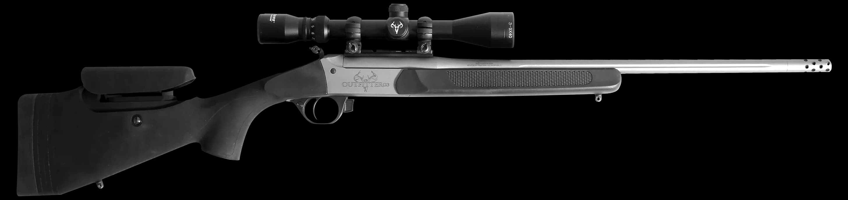 Traditions Firearms Outfitter G3 Pro Series Black/CeraKote with 3-9x40 Duplex Scope CR5-356650WT